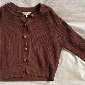 Brown Sezane knit Cardigan